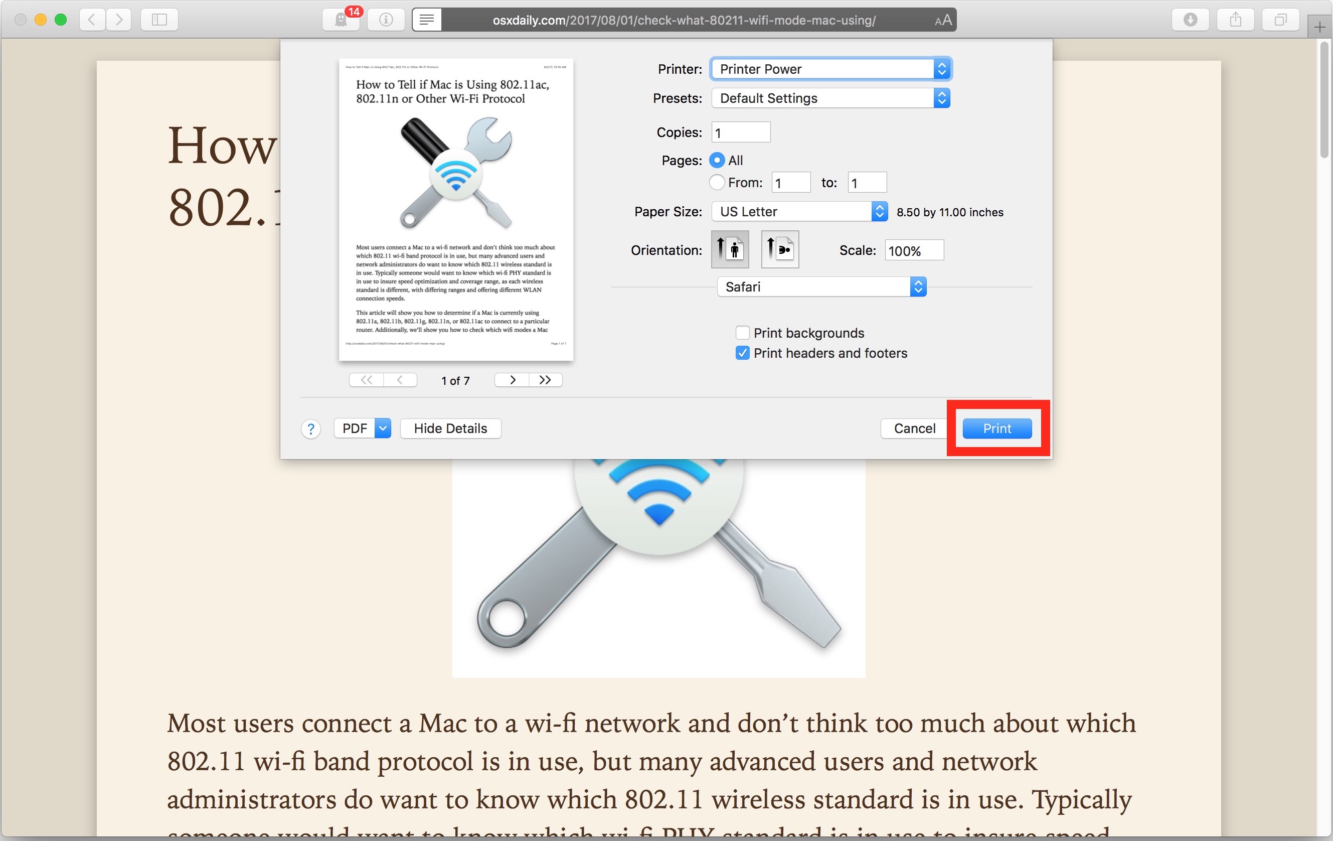 create url for pdf on mac