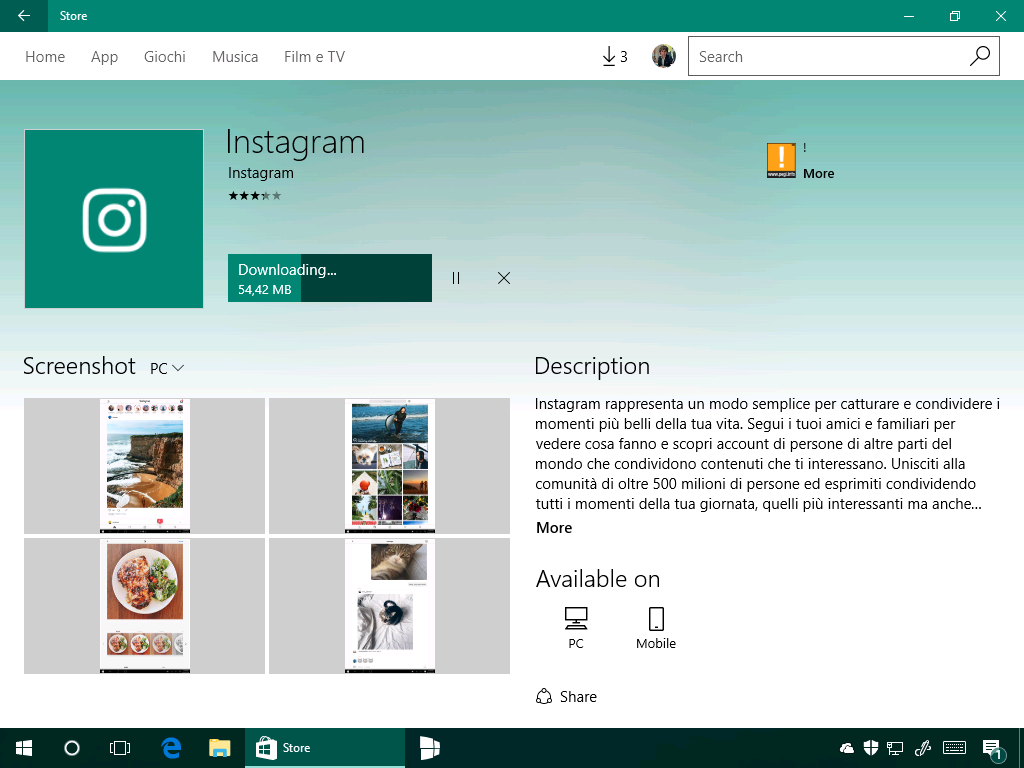 download instagram for windows 10